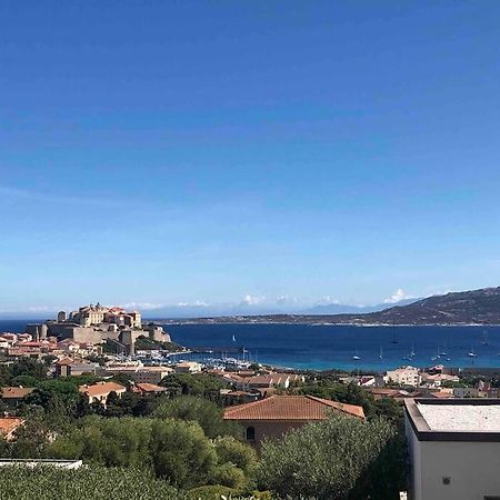 Exceptionnelle Vue Mer Calvi - Piscine - T2 Buitenkant foto