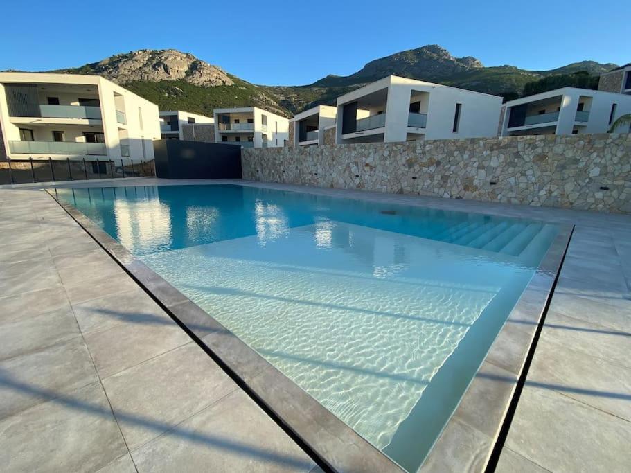 Exceptionnelle Vue Mer Calvi - Piscine - T2 Buitenkant foto